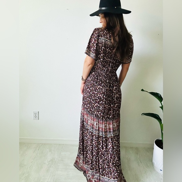 Knox Rose Red Maxi Sundress V-Neck Casual - Picture 2 of 12